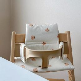 Chaises de salle à manger Sièges Cartoon Chaise de bébé Coussin de siège Lavable Toddler Print High Support Kids Infant Feeding Accessories 230620