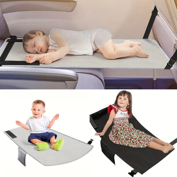 Chaises de salle à manger sièges enfant en bas âge avion siège Extender Portable pied hamac pour enfants avion voyage repose-pieds bébé repose-pieds lit 231007