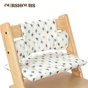 Chaises de salle à manger Sièges imperméable à l'eau bébé salle à manger chaise coussin de siège lavable enfant en bas âge imprimer chaise haute coussin soutien enfants accessoires d'alimentation pour nourrissons 231006