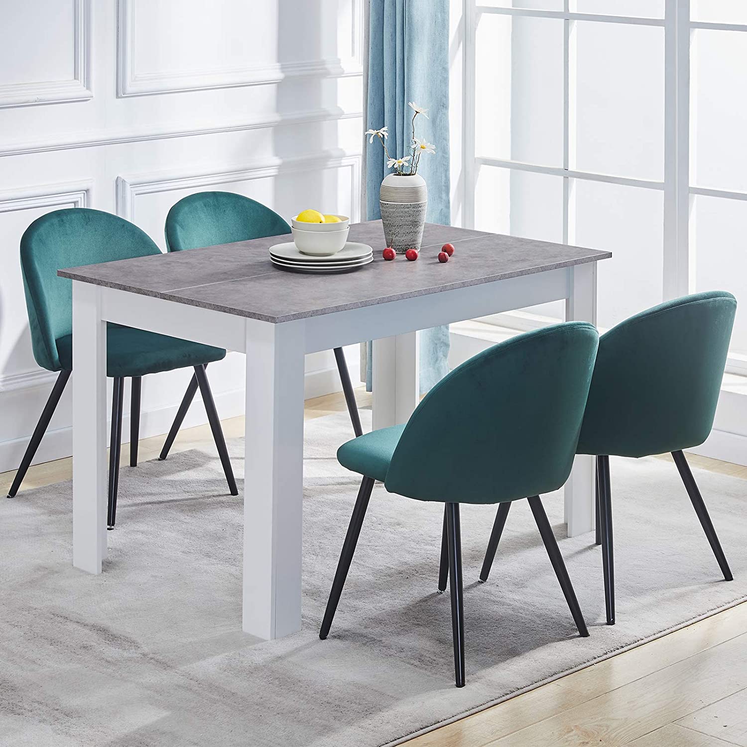Meubles de salle à manger Table à manger moderne style simple support personnalisation, veuillez nous contacter pour acheter