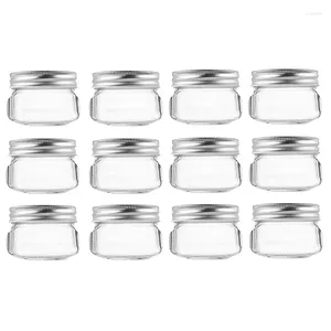 Vaisselle 12 pièces pots de gelée de 4 onces avec couvercles réguliers parfaits pour la confiture de miel cadeaux de mariage bain bébé