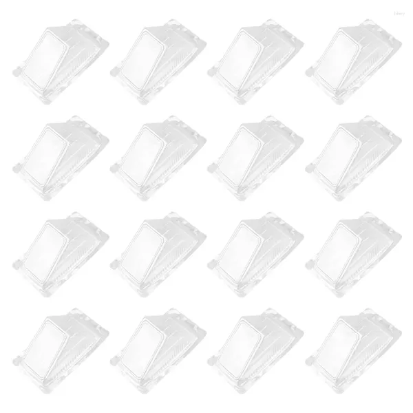 Maîtrice 200 PCS Boîte d'emballage Sandwich Coud Triangle Triangle Paper tasses couvercles Hamburger Cake Plasy Pies