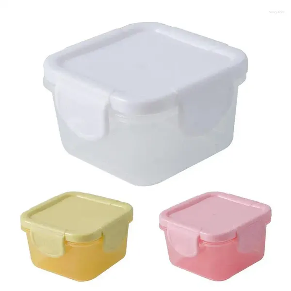 Vajilla 60 ml Mini Caja para verduras sellada a prueba de fugas Contenedores seguros para microondas portátiles Pequeños para niños y adultos