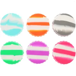 Dîner 6PCS SILICONE SODA CANSEURS COURTHES REVERSABLES COVERS COLORFE