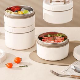 Serviesgoed Bento Box Magnetronkluis Verkrijgbaar met geïsoleerde tas Herbruikbaar Duurzaam Lekvrij Lunchbestek Keukenaccessoire