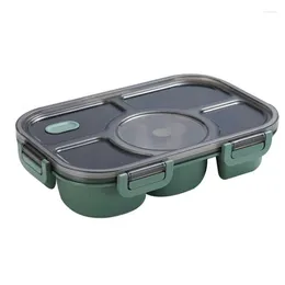 Vaisselle Bento boîte Style conteneur stockage déjeuner pour les enfants avec tasse à soupe collation japonaise isolée CNIM