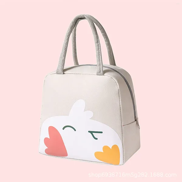 Mondage à vaisselle Bento Sac isolée thermique Portable Lunche de travail Boîte de rangement de voyage Petit sacs pour femmes de moins de 25 ans