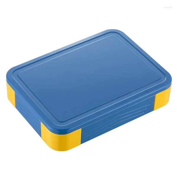 Vaisselle Bento Lunch Box Enfants Adultes Avec 5 Compartiments Et 1 Récipients À Vinaigrette Snack 23 X 17Cm 1330Ml