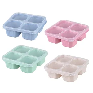 Serviesgoed Bento Snack Box Groentebak Portable Multipurpose Divided Serving voor snoep chocolade Sandwich Fruit Gedroogd