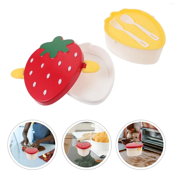 Vaisselle accessoires de Camping récipient réutilisable pratique fraise accessoire anti-fuite en plastique Compact étudiant