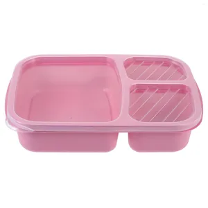 Serviesgoedcontainers draagbare lunchboxen vierkant herbruikbare bento case snackhouder kantoor