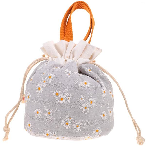 Dîner Daisy Sac à main Petits sacs à lunch Bento pour les enfants Reutilisables Snack Pouche Sack Womens Large