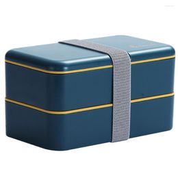 Vaisselle Double Couche Bento Box Lunch Holder Portable Lunchbox Creative Container Outdoor