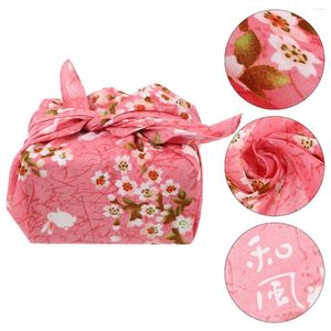 Vaisselle Furoshiki Bento sac nappes mouchoir Durable petit fil torsadé voyage japonais