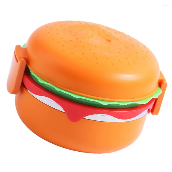 Vaisselle Hamburger boîte à déjeuner Lunchboz avec couvercle forets pour acier inoxydable Lunchezeaze