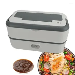 Boîtes à lunch chauffées chauffées chauffage du plug-in avec une grande capacité et des fournitures de restauration à faible bruit pour la vaisselle des œufs