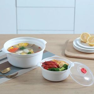 Boîte à déjeuner avec couvercle, vaisselle de haute qualité, bol à soupe polyvalent pour micro-ondes, récipients de qualité, cuisine saine