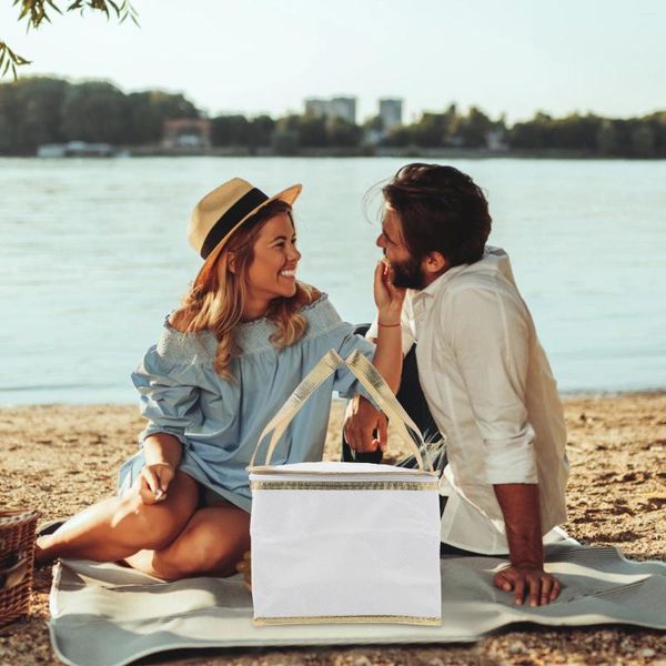 Sac de transport isolé pour vaisselle, sacs isolants, tableaux blancs effaçables pour le rangement des enfants