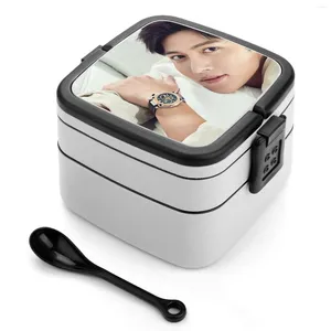 Servies Ji Chang Wook Bento Box Lunch Thermische Container 2 Laag Gezonde Kdrama Acteurs Korea Acteur Oppa