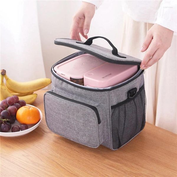 Bolsa de almuerzo para hombres y mujeres, caja enfriadora a prueba de fugas, organizador portátil congelable para trabajar, escuela, Picnic