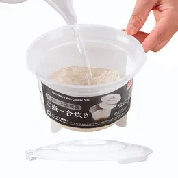 Dîle de bol de cuisson à riz micro-ondes pour cuiseuse à vapeur multifonctionnel Souple à la soupe à la boîte à lunch