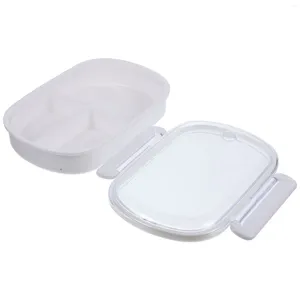 Dîle de la vaisselle micro-ondes coffre-fort Bento Box Outdoor Container Multi-Grid Lunch for School Office