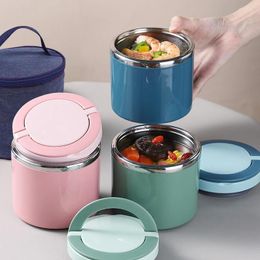 Serviesgoed Geen Lunchbox voor kinderen Accesorios Bento En Bois Thermal Mainland China Milieuvriendelijk roestvrij staal Rond