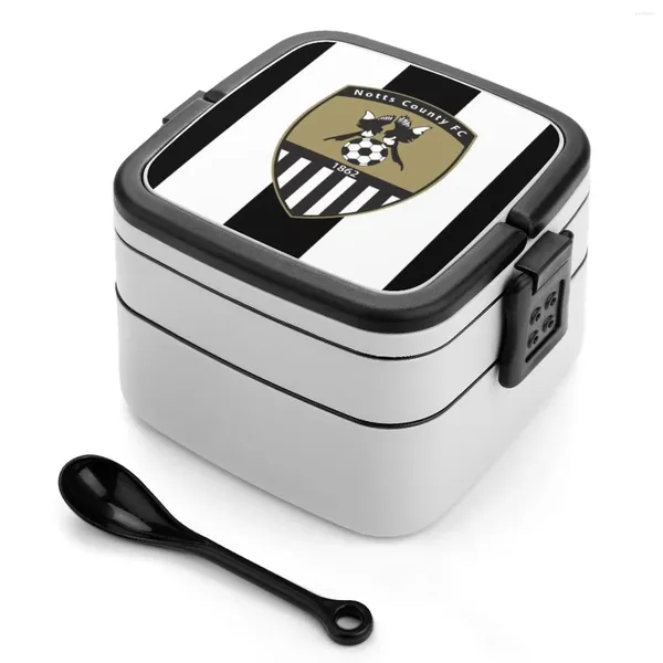 Dîner Notts County Badge Téléphone Boîte Bento Box Fleyproof Conteneur pour les enfants