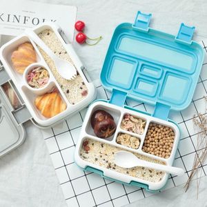Serviesgoed draagbare lunchbox bento gratis picknickcontainer voor kinderen verzegelde salade buiten camping servies
