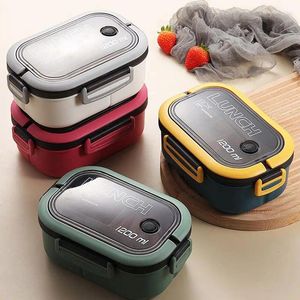 Boîte à lunch portable pour la vaisselle pour enfants bento bento camping micro-ondes de stockage en toute sécurité conteneur