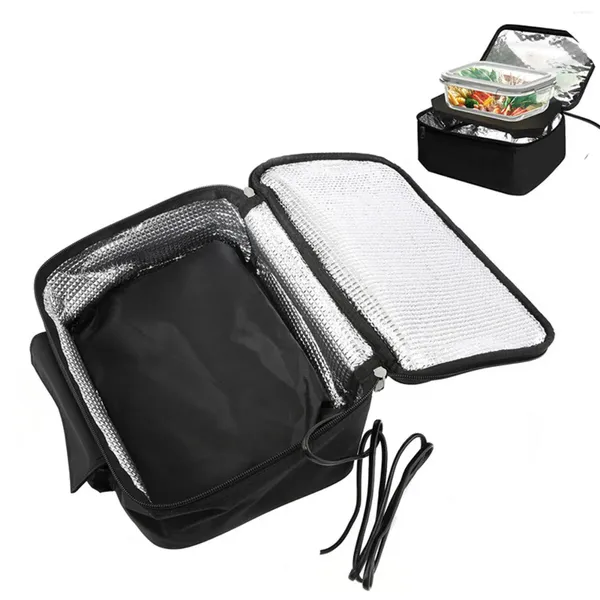 Vaisselle four Portable 12V, Mini pochette chauffante électrique pour réchauffer la cuisine, repas-partage de voyage et