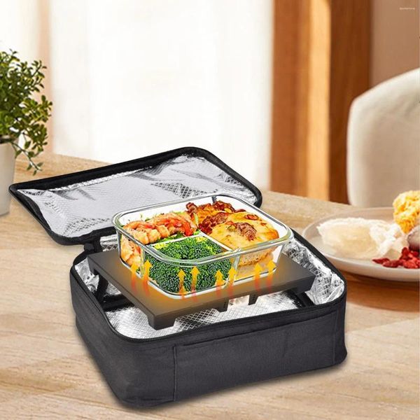 Vaisselle four Portable pour la cuisson, Mini pochette à déjeuner chauffante électrique étanche, voyage pique-nique réunion de famille bureau Camping