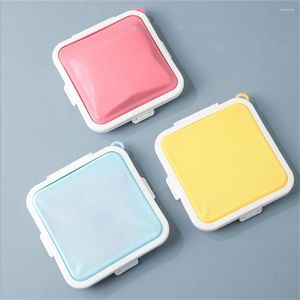 Vaisselle Portable Sandwich Toast Bento boîte réutilisable Silicone écologique déjeuner conteneur micro-ondable