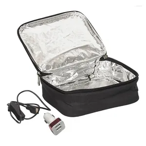 Dîner portable Sac réchauffeur USB Type de chauffage isolé Conteneur à déjeuner en plein air Accessoires de camping