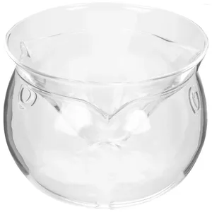 Ensembles de vaisselle 1 ensemble de bol à cocktail en verre plat à salade de nouveauté avec récipient à chambre à glace