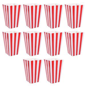 Serviessets 10 stuks Popcorn Karton Plastic Geschenkzakje Vintage Papier Baby Outdoor Feestartikelen Pipeiro Kit Vliegers