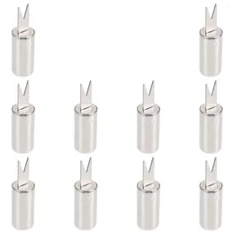 Ensembles de vaisselle 10 PCS en acier inoxydable à aiguilles de maïs