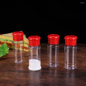 Ensembles de vaisselle 10pcs Bottes Jars Conteneurs Salt and Pepper Shakers Condiment Pots Assaissage Boîte pour la cuisine à domicile