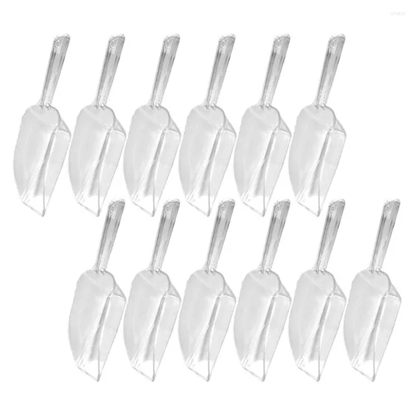 Ensembles de vaisselle 12 Pcs Plastique Cuisine Grain Pelles Enfants Céréales Outil Cuillère À Glace Cuisson Enfant Outils