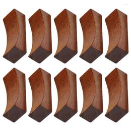 Ensembles de vaisselle 12 pièces, baguettes concaves simples, baguettes de table simples, support en bois pour la maison, pratique