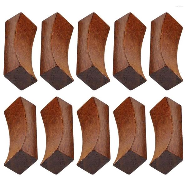 Ensembles de vaisselle 12 pièces, support de baguettes concaves simples, support de baguettes en bois de ménage, fournitures de table à domicile