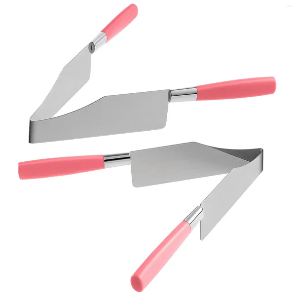 Ensembles de vaisselle 2 pièces outil de coupe de tarte à gâteau trancheuse serveur beurre diviseur de service outils de pizza pâtisseries pâtisserie