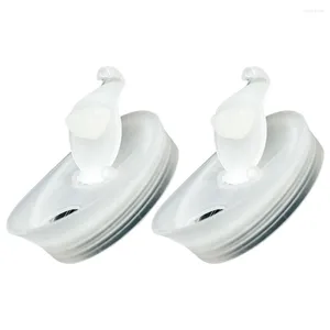 Ensembles de vaisselle 2 pcs Bouteille à eau froide Joue de couvercle en plastique Fourniture