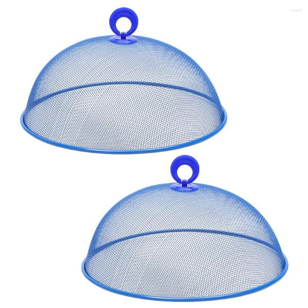 Ensembles de vaisselle 2 pièces maille couvre extérieur poussière ménage tente cuisine poignée conception métal Protection fer