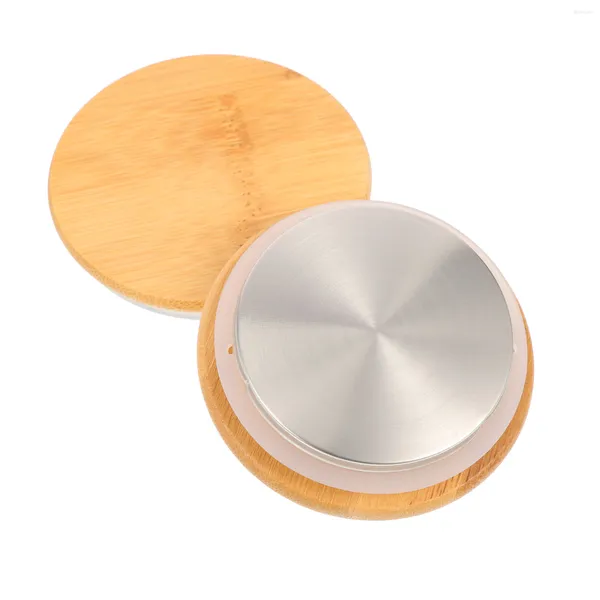 Ensembles de vaisselle 2 pièces en métal pratique pichet couvercle cruche couverture jus verre remplaçable résistant à l'usure accessoires de poêle en acier inoxydable