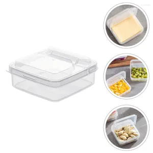 Serviessets 2 stuks koelkast transparante opbergdoos crème container tortilla wrap pp serveerschalen