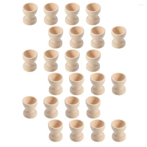 Ensembles de vaisselle 24 pièces peint à la main porte-plateau à oeufs tasse moderne enfants chevalets tout-petits Mini réfrigérateur jouet enfants bricolage oeufs