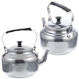 Serviessets 2 stuks aluminium kookplaat theepot metalen theeketel koken met filter