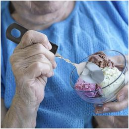 Dinware sets 3 pc's buigbaar bestek ADT -gebruiksvoorstel servies voor ouderen gebruiksvoorwerpen Parkinsons maaltijd gehandicapten rubber De gadgets drop dhbf6