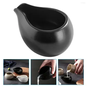 Din sets sets 3 pc's rond mond melk lepel saus emmer koffie pitcher kettle jus boten espresso dipping cup keramische houder